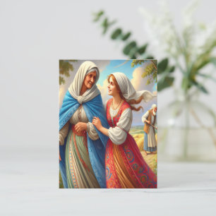Ruth 1 Mitgefühl auf einer gemeinsamen Reise Postkarte