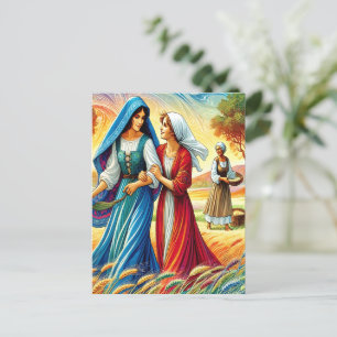 Ruth 1 Reise durch Loyalität und Liebe Postkarte