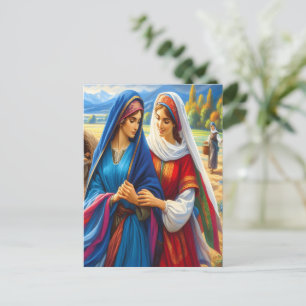 Ruth 1 Wandern in treuer Liebe Postkarte