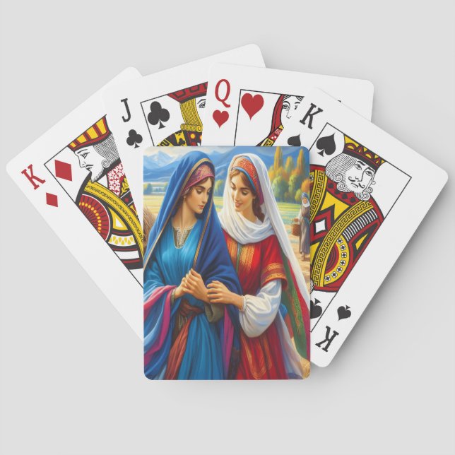 Ruth 1 Wandern in treuer Liebe Spielkarten (Rückseite)