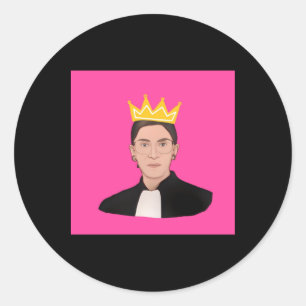 Ruth Bader Ginsberg  RBG  Poster Runder Aufkleber