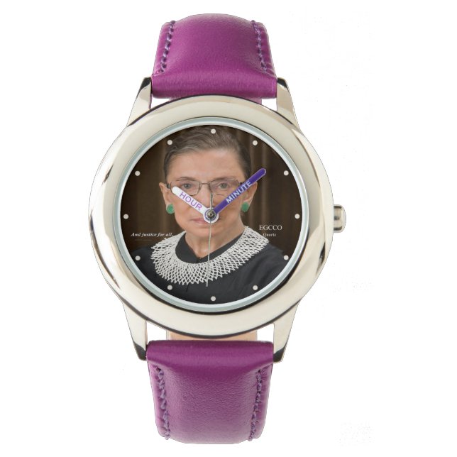 Ruth Bader Ginsburg Armbanduhr (Vorderseite)