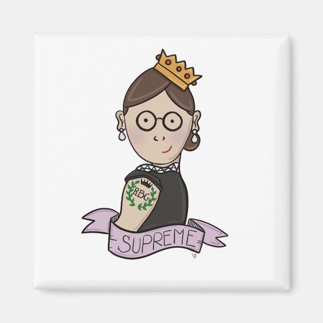 Ruth Bader Ginsburg, berüchtigte RBG Magnet (Vorne)