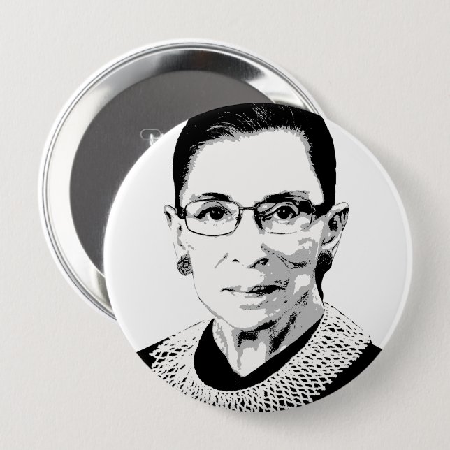 Ruth Bader Ginsburg Button (Vorne & Hinten)