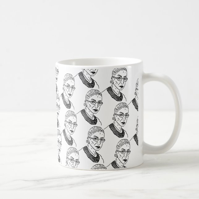 Ruth Bader Ginsburg, die Ruth-Tasse wiederholt Kaffeetasse (Rechts)