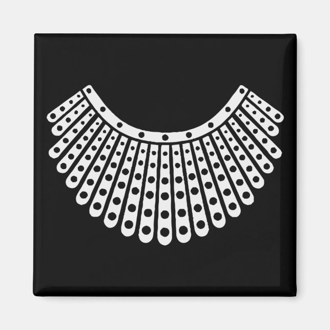 Ruth Bader Ginsburg, Dissent-Kragen RBG Magnet (Vorne)