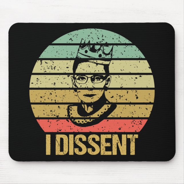 Ruth Bader Ginsburg, Girl Power, ich bin anderer M Mousepad (Vorne)