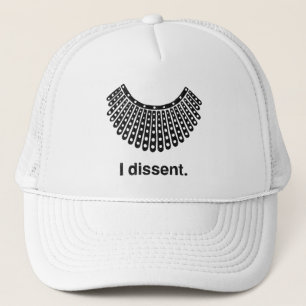 Ruth Bader Ginsburg I Dissent RBG Collar Truckerkappe