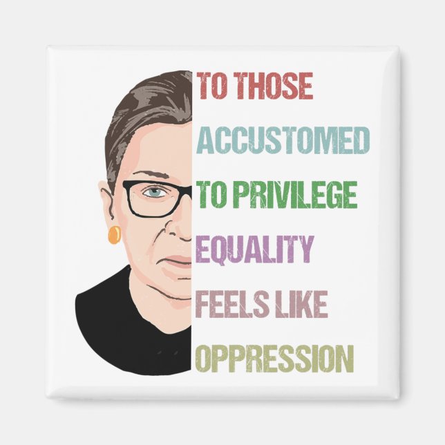 Ruth Bader Ginsburg Magnet (Vorne)
