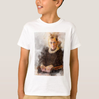 Ruth Bader Ginsburg mit Richter Robe Portrait T-Shirt