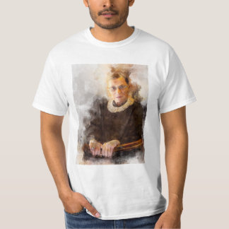 Ruth Bader Ginsburg mit Richter Robe Portrait T-Shirt