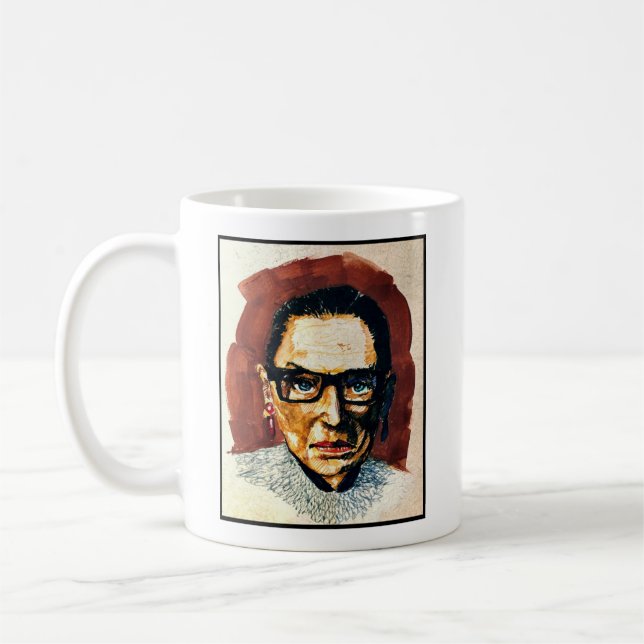 Ruth Bader Ginsburg Mug avec citation (Gauche)