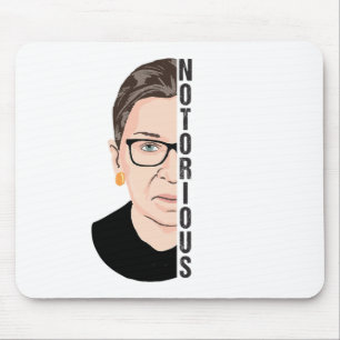 Ruth Bader Ginsburg, Notorious RBG, Notorious Mousepad