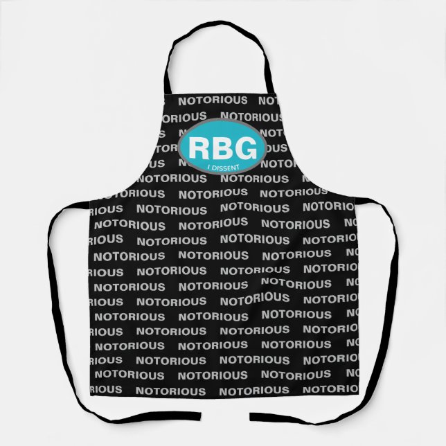 Ruth Bader Ginsburg Oberster Gerichtshof der RBG Schürze (Vorderseite)