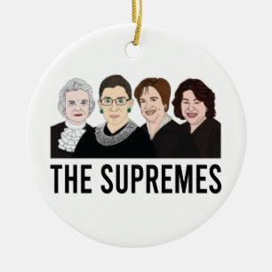 Ruth Bader Ginsburg, Oberster Gerichtshof Frauen Keramik Ornament