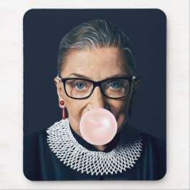 Ruth Bader Ginsburg Pink Bubble gum Mousepad