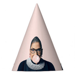 Ruth Bader Ginsburg Pink Bubble gum Partyhütchen