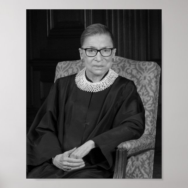 Ruth Bader Ginsburg Portrait - 2016 Poster (Vorne)