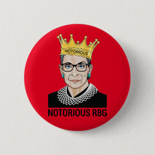 Ruth Bader Ginsburg - RBG Button