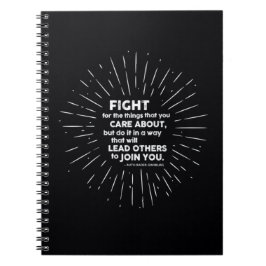 Ruth Bader Ginsburg RBG Fight Notebook Notizblock