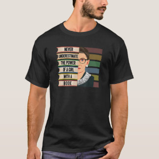 Ruth Bader Ginsburg RBG Quote Girl with T-Shirt