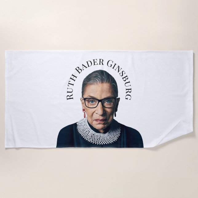 Ruth Bader Ginsburg Strandtuch (Vorderseite)