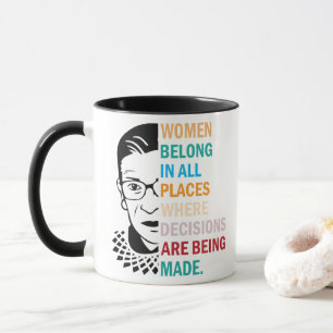 Ruth Bader Ginsburg Tasse, RBG Tasse, Custom RBG Tasse