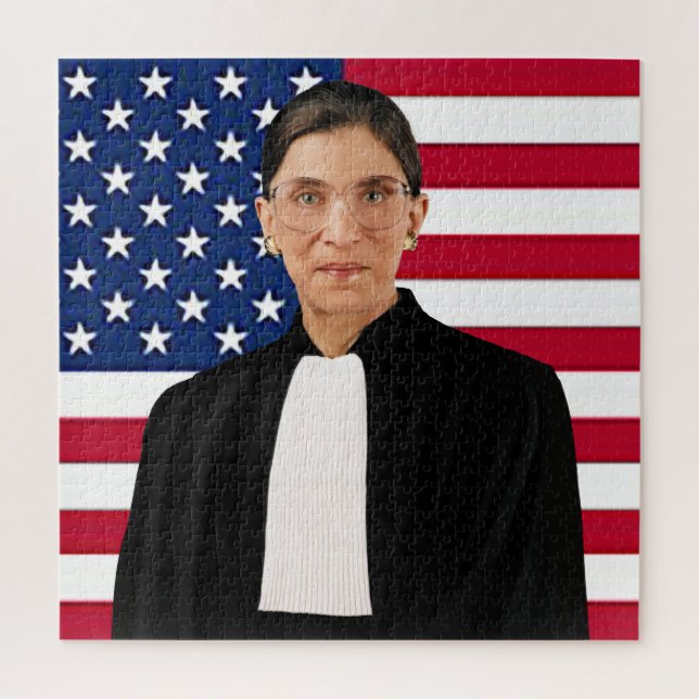 Ruth Bader Ginsburg USA-Flagge (Vertikal)