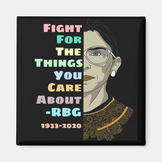 Ruth Bader Ginsburg Zitat Magnet (Vorne)