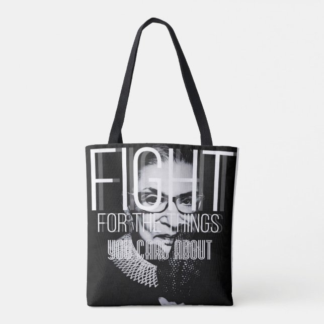Ruth- Bader Ginsburgkampf für die Sachen, die Sie Tasche (Rückseite)