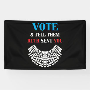 Ruth Bader - Wählen und Erzählen Sie Ihre Ruth-N Banner
