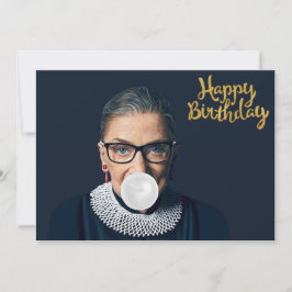 Ruth Ginsburg Blasebalgum Glückwunsch zum Geburtst Einladung
