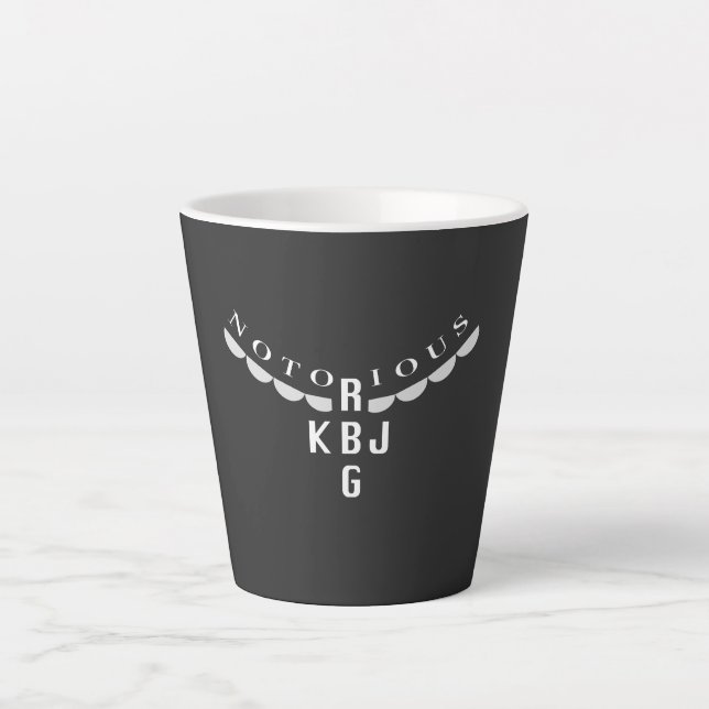 Ruth Ginsburg et Ketanji Jackson latte Mug (Devant)