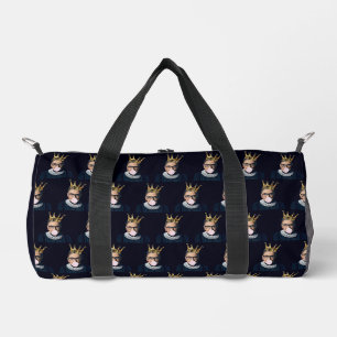 Ruth Ginsburg Goldkrone blüht rosa Kaugummi Duffle Bag