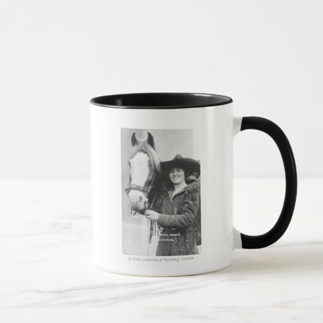 Ruth-Hinterwelle und ihr Pferd Tasse (Rechts)