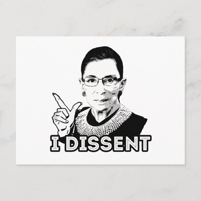 Ruth - I Dissent Postkarte (Vorderseite)