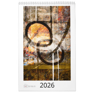 Ruth Kedar Art Calendar 2026 in White Kalender