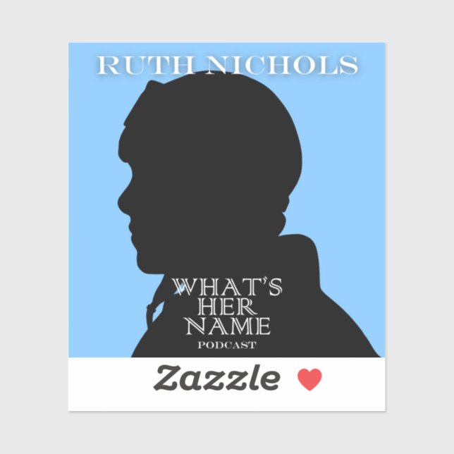 Ruth Nichols Aufkleber (Blatt)