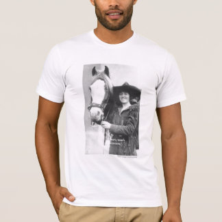 Ruth Roach und ihr Pferd. T-Shirt