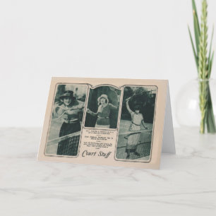 Ruth Roland 1922 Tennis de carte vintage de portra