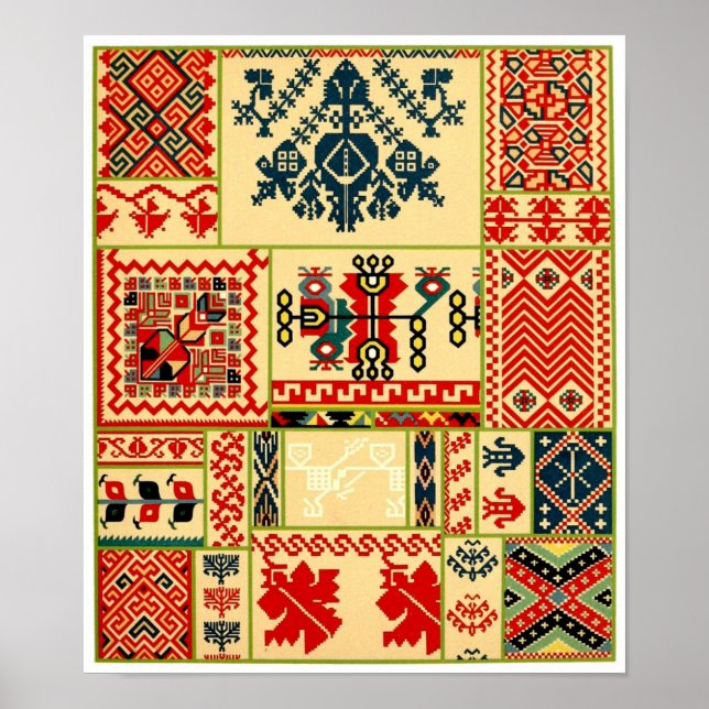 Ruthenian Motifs Poster (Vorne)
