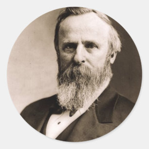 Rutherford B. Hayes 19 Runder Aufkleber