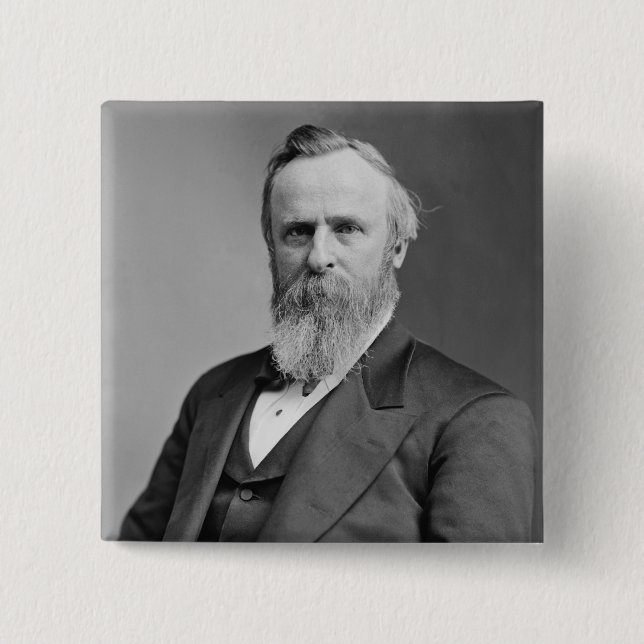 Rutherford B. Hayes Button (Vorderseite)
