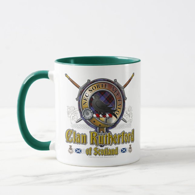 Rutherford Clan Abzeichen Tasse (Links)
