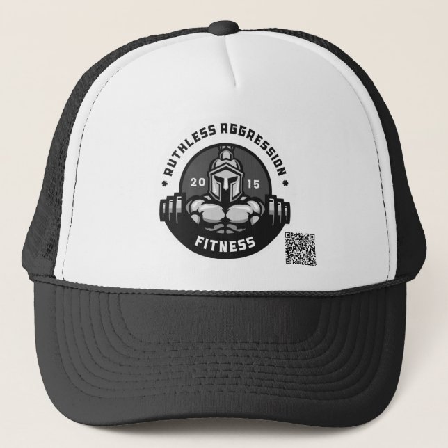 Ruthless Aggression Fitness Trucker Hat Truckerkappe (Vorderseite)