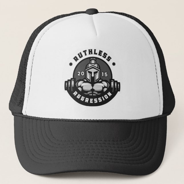 "Ruthless Aggression" Trucker Hat Truckerkappe (Vorderseite)
