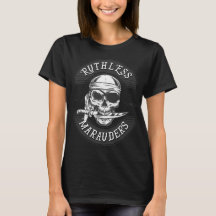 Ruthless Marauders Logo S-Sleeve T-Shirt Damen 2XL