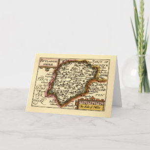 Rutland (Rutlandshire) Landkreis England Historic Karte