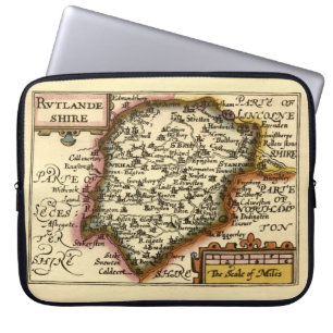 Rutland (Rutlandshire) Landkreis England Historic Laptopschutzhülle