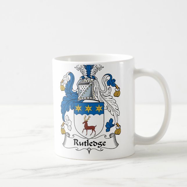 Rutledge Familienwappen Kaffeetasse (Rechts)